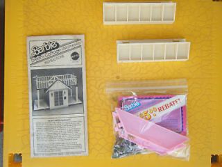 1982 barbie dream cottage instruction manual copy only one day