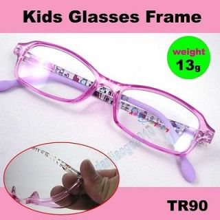Super Light Pink Children Kids Eyeglass Frames Spectacle Glasses 