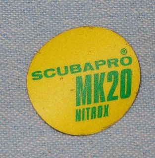 scubapro mk20 regulator first stage yoke knob sticker  5 49 