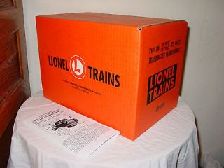 LIONEL ZW MODEL R ORANGE REPRODUCTION BOX WITH ALL 4 INSERTS