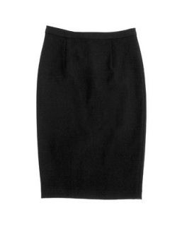 NEW $320 LYELL MAYLE BLACK STRETCH WOOL SIREN PENCIL DRESS SKIRT MUST 