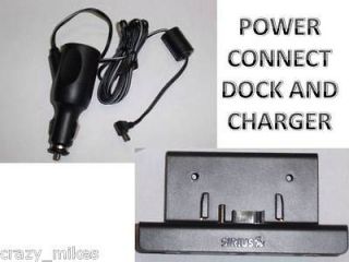 SIRIUS STRATUS OR STARMATE 6  POWER CONNECT CAR CHARGER & DOCK***NEW 