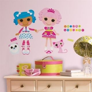 LALALOOPSY GIANT wall stickers 32 decal Jewel Sparkles Mittens Fluff N 