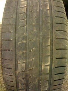 ONE USED Pirelli PZERO ROSSO 255/40R19 Tire with 7/32nds tread   ONE 
