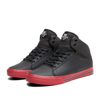 supra society mid trainers black red more options shoe size