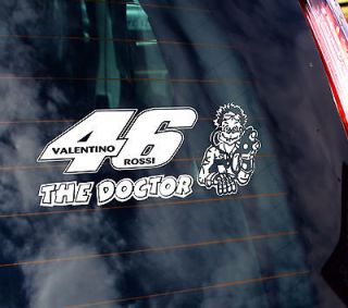 Valentino Rossi The Doctor 46 Vinyl Car Sticker NOVELT​Y SUPERBIKE 