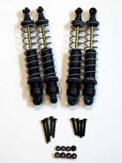 Axial Wraith Rock Crawler Assembled Shocks and Springs (4) New