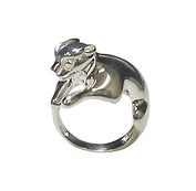 baby panther ring 925 sterling silver size 9 cat sj37