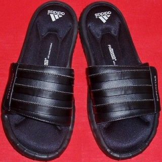   Black ADIDAS FitFOAM Superstar Flip Flops Slides Sandals size 9/43