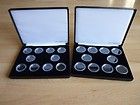 Deluxe black sovereign hard cases with capsules for 10 full or half 