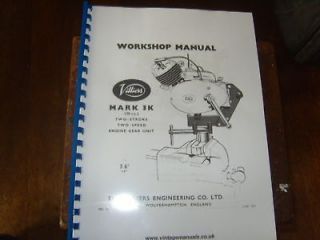 villiers workshop manual mk 3k 50cc engines from united kingdom