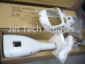 funkey as350 50 or 600 size scale fuselage unpainted from