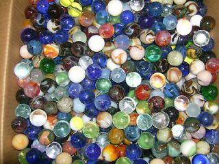 POUNDS LARGE LAPIDARY MARBLES; ROCK TUMBLING SUPPLIES, 7/8 SHOOTER 