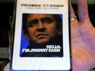 Johnny Cash  Hello, Im Johnny Cash  used 8 Track tape  great 