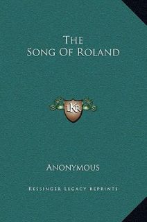 The Song of Roland by Anonymous 2010, Hardcover
