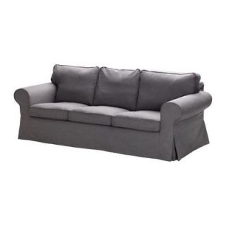 ikea ektorp sofa slip cover svanby gray 