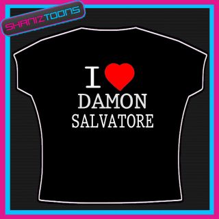 love heart damon salvatore vampire diaries tshirt more options