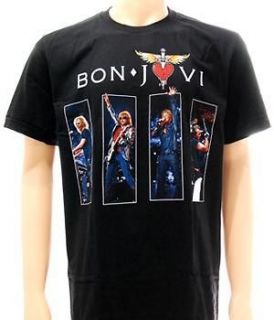 Bon Jovi Punk American Metal Rock Band T shirt Sz M Retro