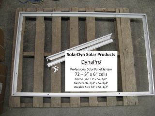 72 Cell DynaPro Solar Panel Frame Kits   The Real Thing   ON SALE