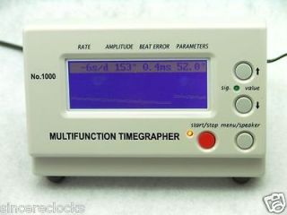 New Watch Timing Machine Multifunction Timegrapher No. 1000 +gift 