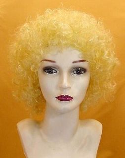 bargain wigs afro blonde party same day shipping from australia
