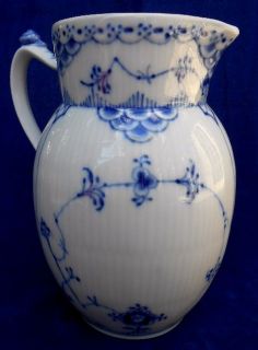 Royal Copenhagen~6½ FLUTED HALF LACE PITCHER #763~Never Used