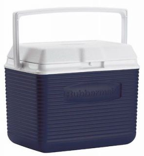 new rubbermaid 10 quart personal ice chest cooler blue one