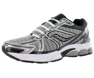 Saucony Progrid Jazz 14 Technical Mens Running Shoes Silver/black 