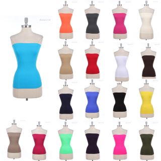 Sexy Strapless Seamless Tube Top Tank ONE SIZE VARIOUS COLOR