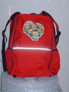 BACKPACK/ SCHOOL BAG DESPICABLE ME MINIONS NAVY/ RED /ROYAL PUFFLES 