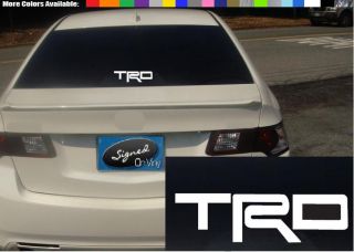 TRD toyota corolla racing stock JDM ATV decal vinyl sticker 