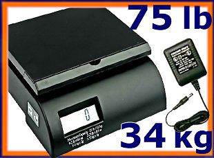 75 LB Digital Postal Scale AC Adapter postage shipping kitchen pound 