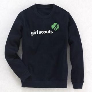 NWT Womens GIRL SCOUTS Guides Sweatshirt Size Sm Med Lar XL 1X 2X crew 