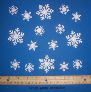75 MARTHA STEWART SNOWFLAKE PAPER PUNCHES/ CUT OUTS/ EMBELLISHMENTS
