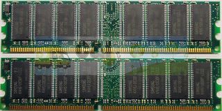 1GB (2 x 512MB) PC133 SDRAM NON ECC DESKTOP RAM MEMORY NAME BRAND