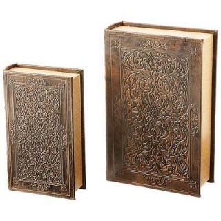 2pc Faux Book Safe with Hidden Inner Compartment (NEW)   GFBOOK2