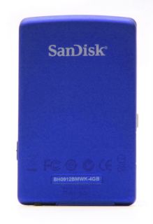 SanDisk Sansa Fuze Blue 4 GB Digital Media Player
