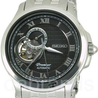 NEW Seiko Premier Mens Automatic Sapphire Crystal WR100M Watch SSA023 