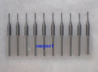 10 PCB end mill engraving cnc router tool bits1/8 1.0mm