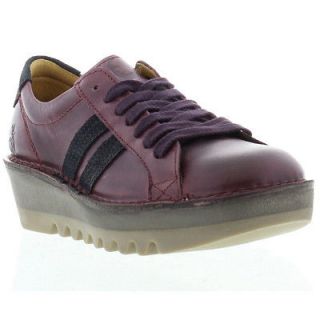 Fly London Shoes Genuine Jax Womens Purple Navy Shoe Sizes UK 4   9