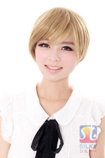 Sexy Japan School Girl Short Straight Wig New LZ064+Free Wig Cap