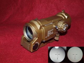 New G&P Red Dot Scope Sight SpecterDr Elcan Style 4X version Tan