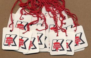 50 vintage keen kutter string price tags 