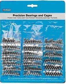 Weldtite Loose Bike cycle Imperial Ball Bearings, 1/8 5/32 3/16 7 