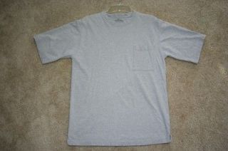 Medium Short Sleeve Great Northwest gray crewneck pocket tee T shirt 