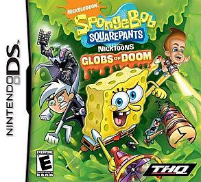 SpongeBob SquarePants Feat. Nicktoons Globs of Doom (Nintendo DS 