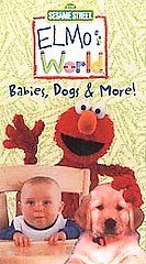elmo s world babies dogs more vhs 