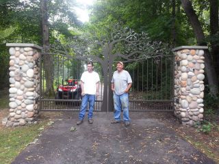 oak tree driveway entrance gates  3499 00