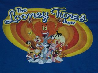 Looney Tunes Show (Cartoon Characters) T Shirt (Size Medium, Color 