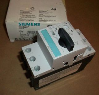 siemens motor circuit breaker 3rv1421 1da10 new in box time